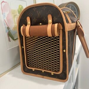 Louis Vuitton animal carrier